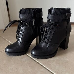 ANTONIO MELANI Black Ankle Booties